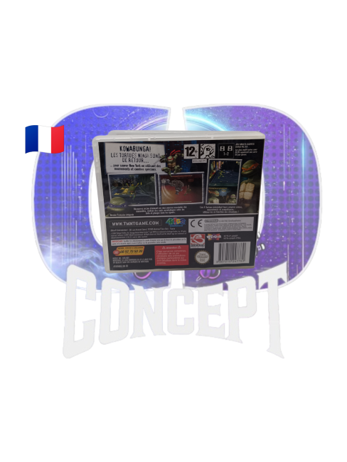 TMNT Les Tortues Ninja DS back Photo de dos du jeu TMNT: les Tortues Ninja DS