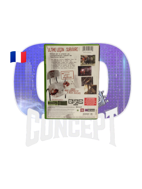 Obscure Xbox back Photo de dos du jeu Obscure sur Xbox