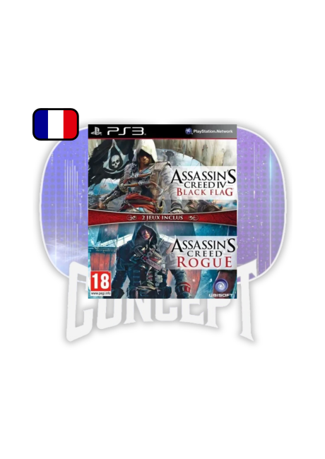 Assassin's Creed IV: Black Flag + Rogue – Double Pack PS3