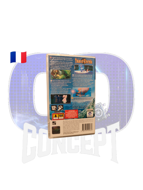 Tales of Eternia PSP back Photo de dos du jeu Tales f Eternia sur PSP