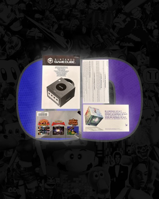 Photo des notices de la GameCube Resident Evil