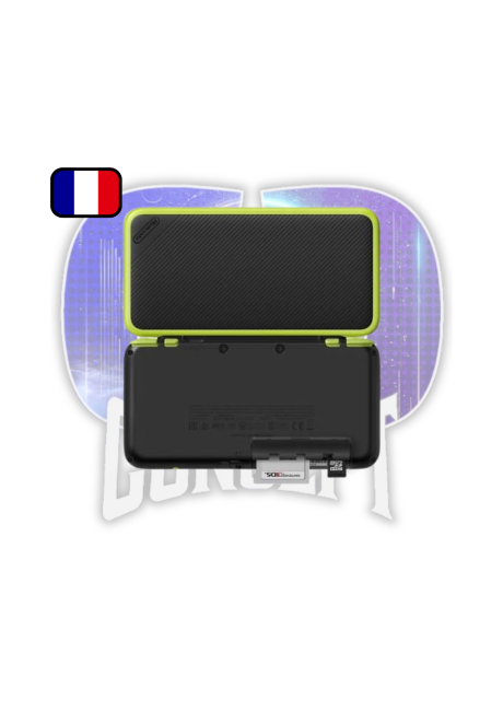 Back New Nintendo 2DS XL noire verte