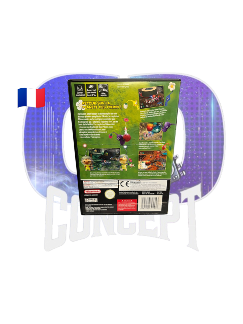 Photo de l'arrière du jeu Pikmin 2 sur GameCube