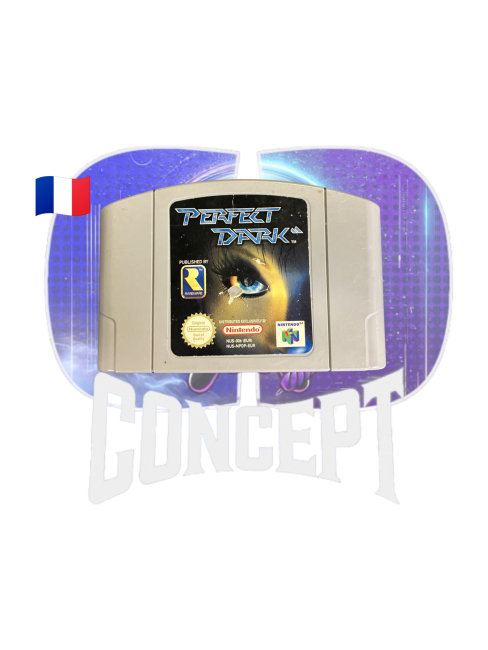 Photo de face de la cartouche Perfect Dark – Nintendo 64
