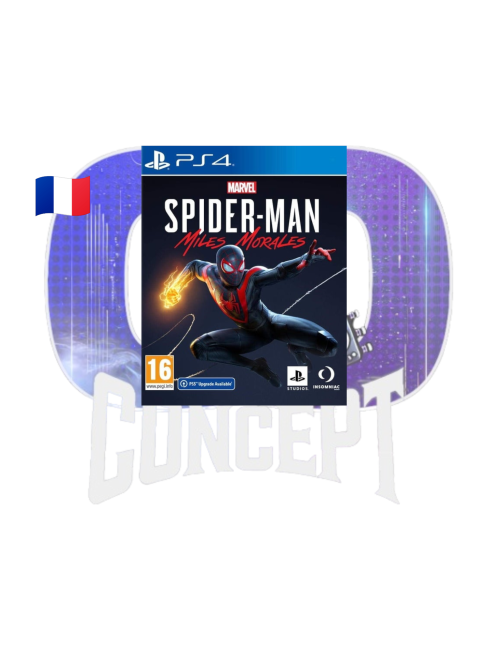 Spiderman Miles Morales PS4 Photo de la jaquette du jeu Spider-Man Miles Morales PS4