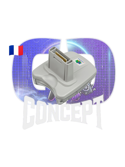 Transfer Pak back Photo de dos du Transfer Pak N64