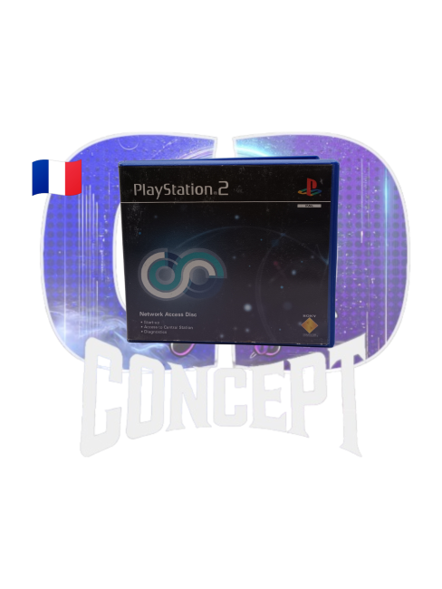 Photo de face du PlayStation Network Access Disc sur PS2