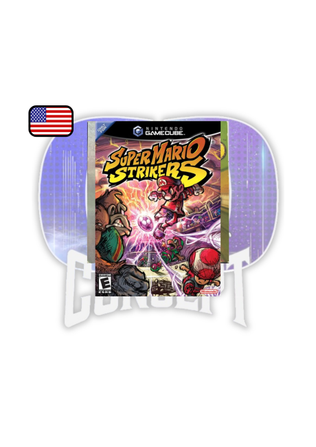Super Mario Strikers GameCube US Cover Super Mario Strikers GameCube US