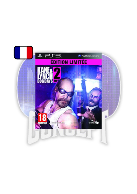 Kane & Lynch 2: Dog Days – Édition limitée – PS3 – CIB avec fourreau