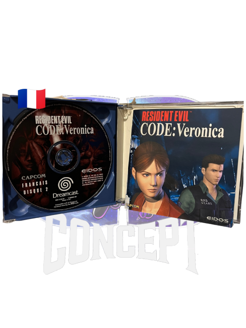 Photo du contenu du jeu Resident Evil Code: Veronica sur Dreamcast