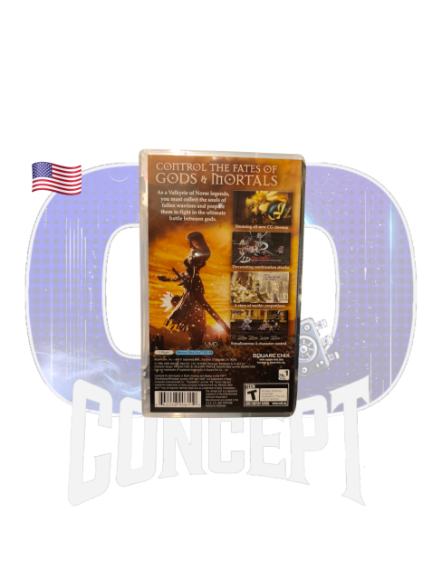 Valkyrie Profile Lenneth PSP back Photo de dos du jeu Valkyrie Profile Lenneth sur PSP