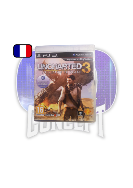 Photo de la jaquette du jeu Uncharted 3 L’Illusion de Drake PS3
