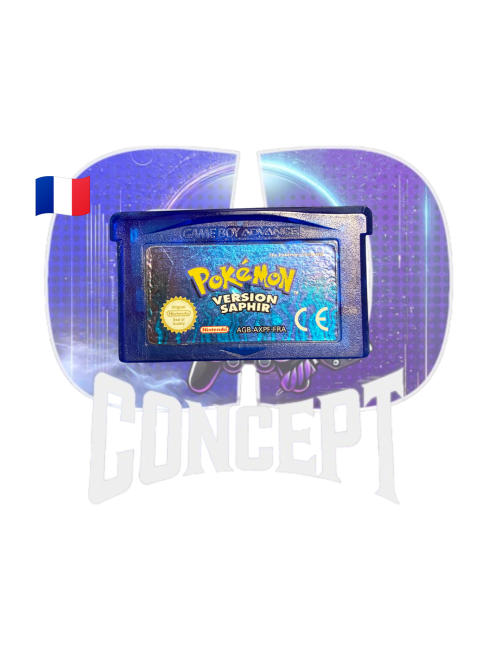 Photo de face du jeu Pokémon Saphir – Game Boy Advance (Loose)