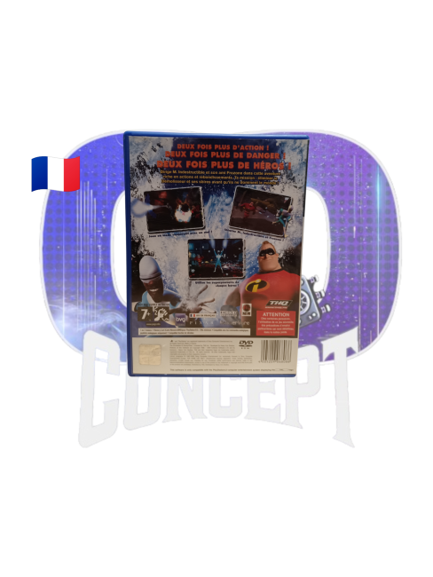 Photo de l'arrière du jeu Les Indestructibles La Terrible Attaque du Démolisseur sur PS2
