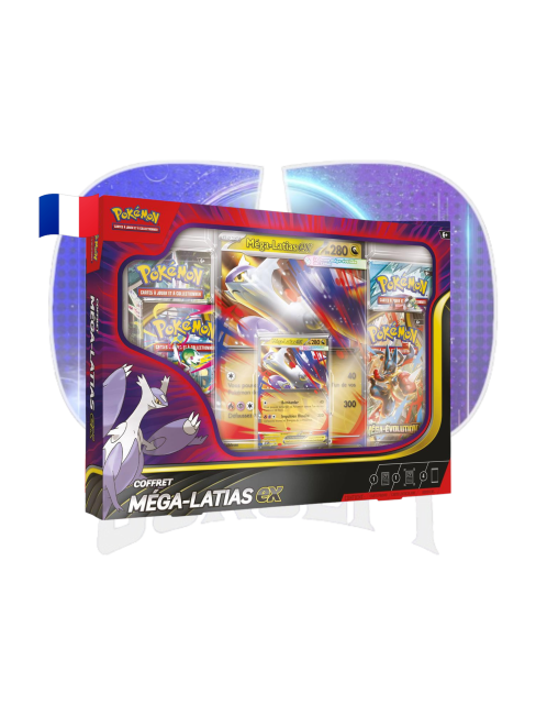 Photo de face du Coffret Pokémon Mega Latias Ex