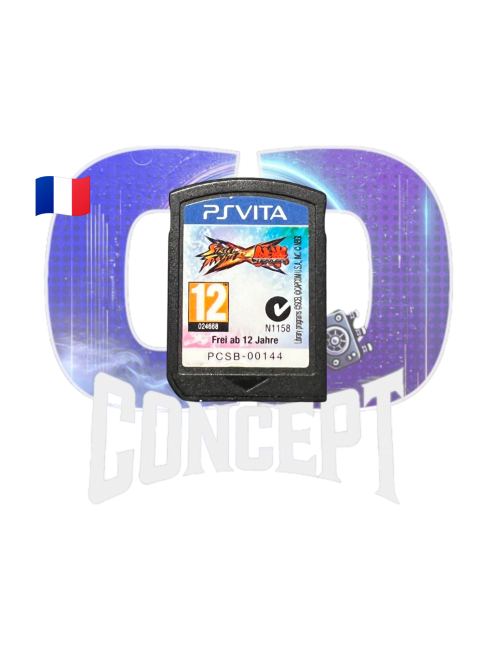 Photo de face de la cartouche Street Fighter X Tekken sur PS Vita