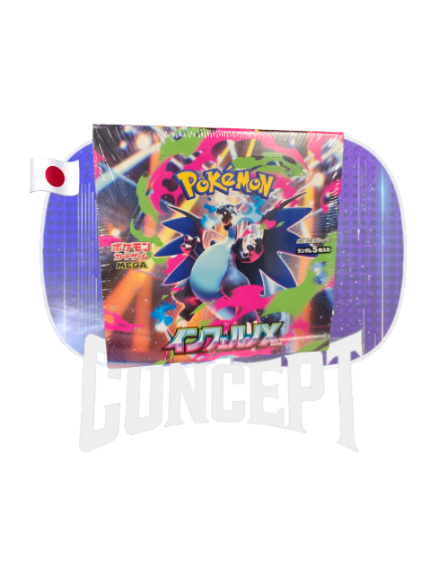 Photo de face du Display japonais Pokémon Inferno X M2 scellé