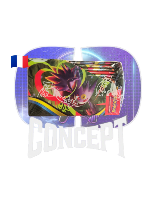 Display Scellé Pokémon Flammes Fantasmagoriques ME2 right side Photo du côté droit du Display Scellé Pokémon Flammes Fantasmagoriques ME2