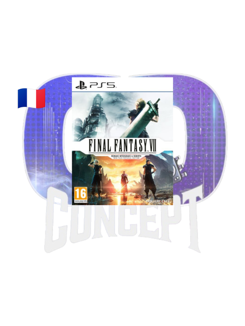 Photo de face du jeu Final Fantasy VII Remake Intergrade & Rebirth Twin Pack