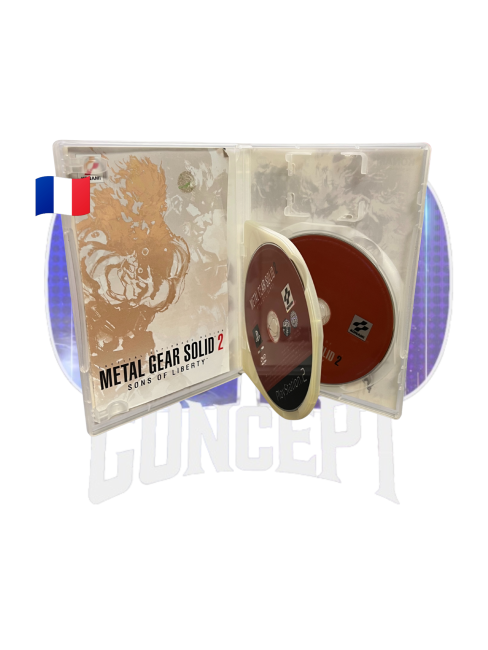 Photo du contenu du jeu Metal Gear Solid 2 sur Playstation 2