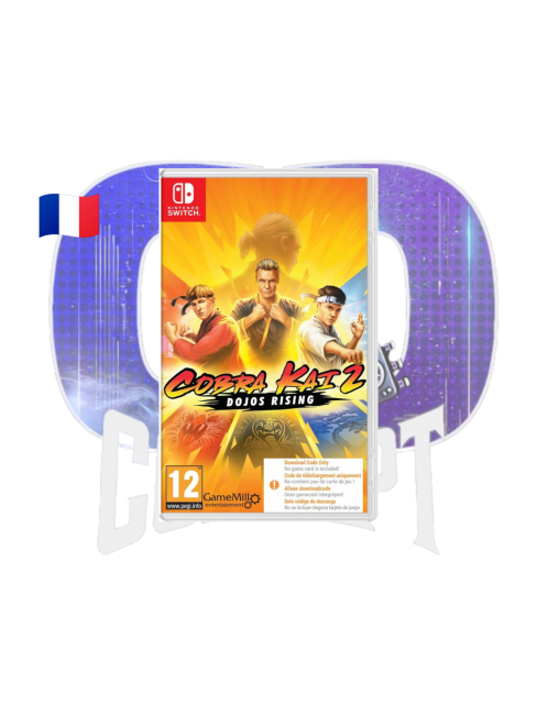 Photo fr l'avant du jeu Cobra Kai sur Switch