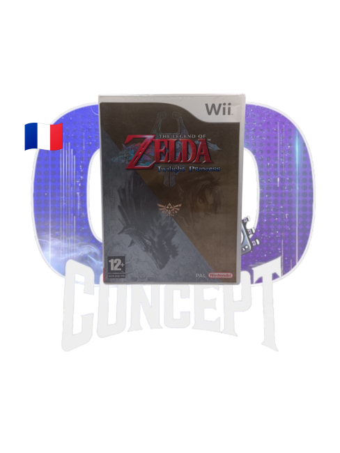 Photo de face du jeu The Legend of Zelda Twilight Princess sur Wii