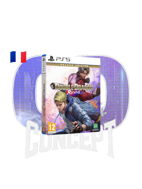 Double Dragon Revive Deluxe Edition PS5 front Photo de face du jeu Double Dragon Revive Deluxe Edition sur PS5