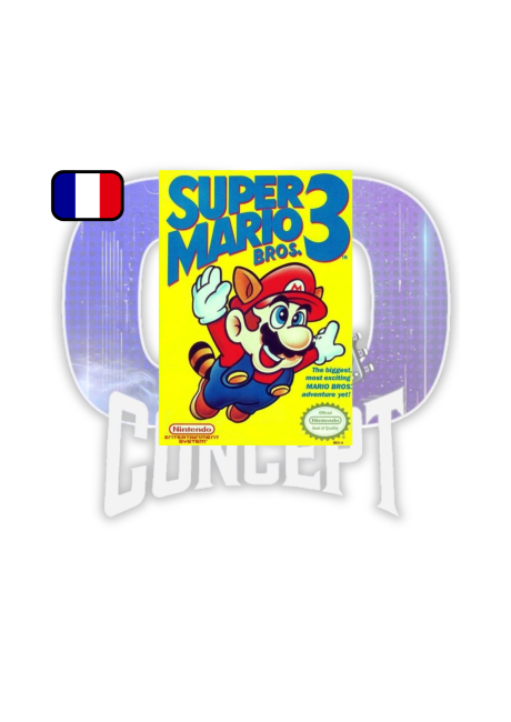 Box Super Mario Bros. 3 en boîte NES