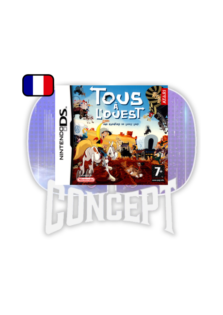 Tous à l'Ouest Lucky Luke DS Cover Tous à l'Ouest Lucky Luke DS