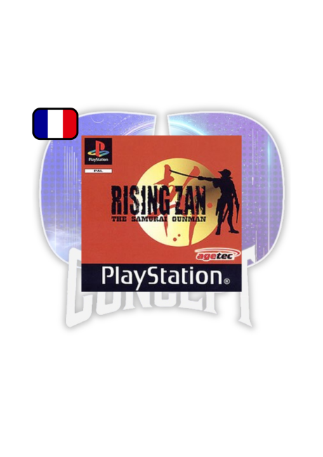 Rising Zan The Samurai Gunman PS1 Cover Rising Zan The Samurai Gunman PS1