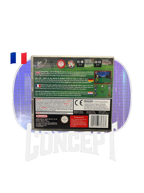 Photo de l'arrière du jeu Nintendo Touch Golf Birdie Challenge sur DS