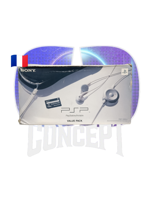 PSP Value Pack box Photo de face de la boîte du PSP Value Pack