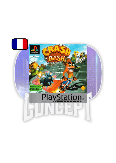 Crash Bash – PS1 – Édition Platinum