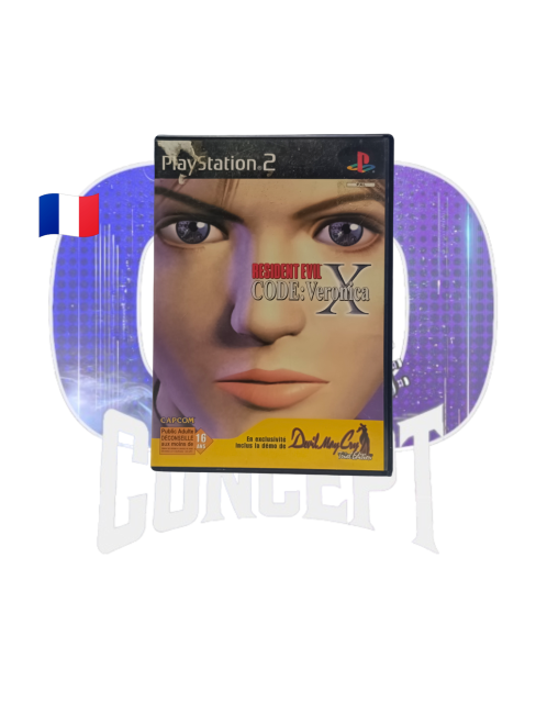 Resident Evil Code Veronica X PS2 front Photo de face du jeu Resident Evil Code Veronica X sur PS2
