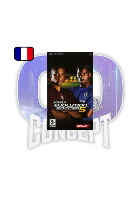 Pro Evolution Soccer 5 PSP Cover Pro Evolution Soccer 5 PSP
