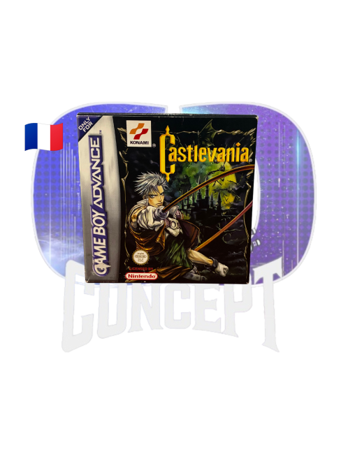 Photo de face de la boîte du jeu Castlevania sur GBA