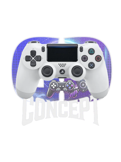 DualShock 4 blanche Photo de la DualShock 4 blanche
