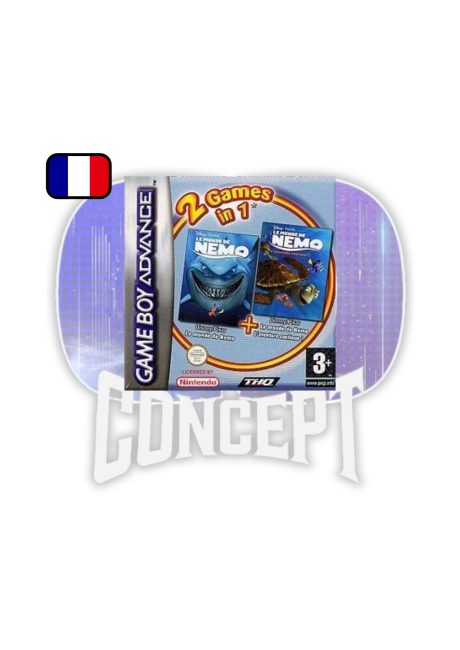 2 Jeux en 1 : Le Monde de Nemo + Le Monde de Nemo 2 – Game Boy Advance