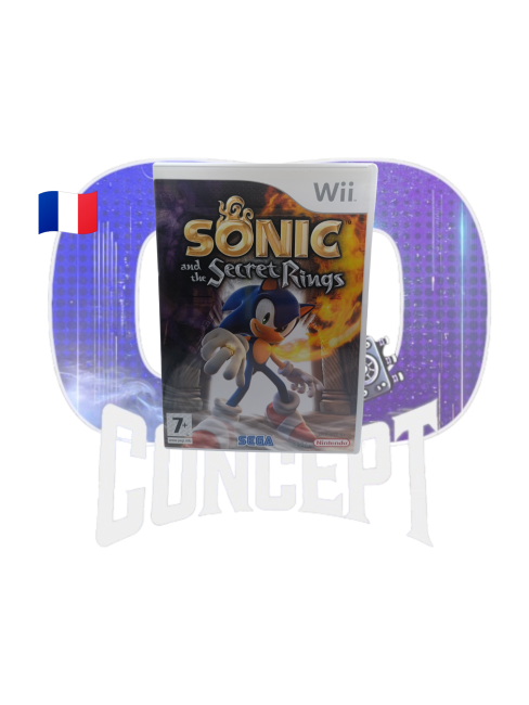 Photo de face du jeu Sonic and the Secret Rings sur Wii