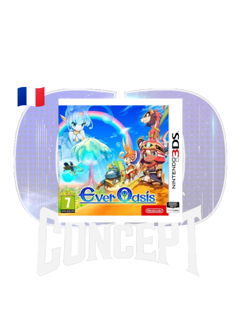 Ever Oasis – Nintendo 3DS front Photo de la jaquette du jeu Ever Oasis – Nintendo 3DS