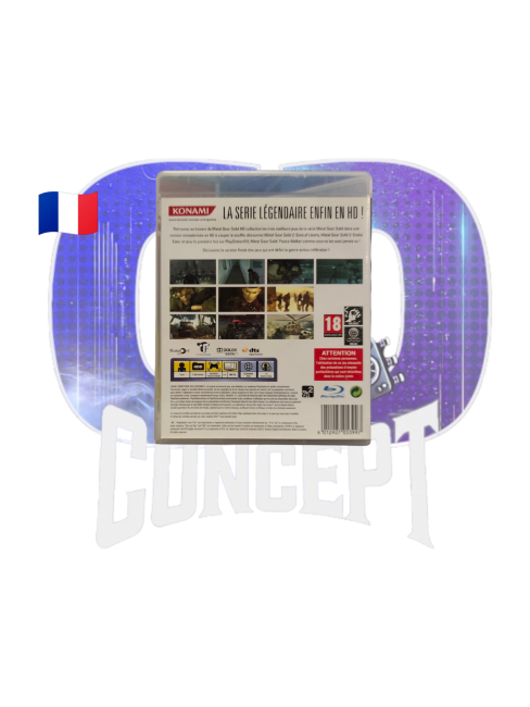 Photo de dos du jeu Metal Gear Solid HD Collection sur PS3