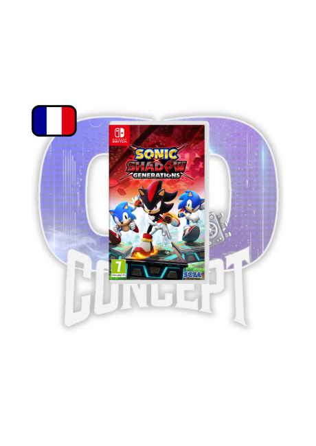 Photo de la jaquette du jeu Sonic X Shadow Generations – Nintendo Switch