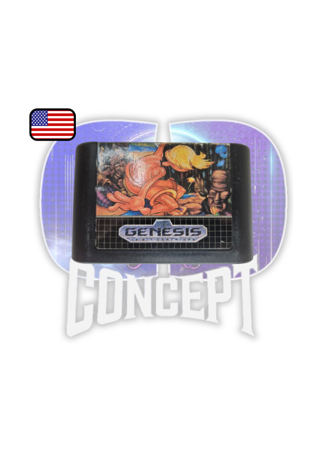 Greendog Mega Drive Import US Photo de la cartouche du jeu Greendog Mega Drive Import US