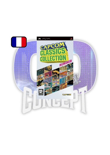 Capcom Classics Collection Remixed PSP Photo de la jaquette du jeu Capcom Classics Collection Remixed PSP