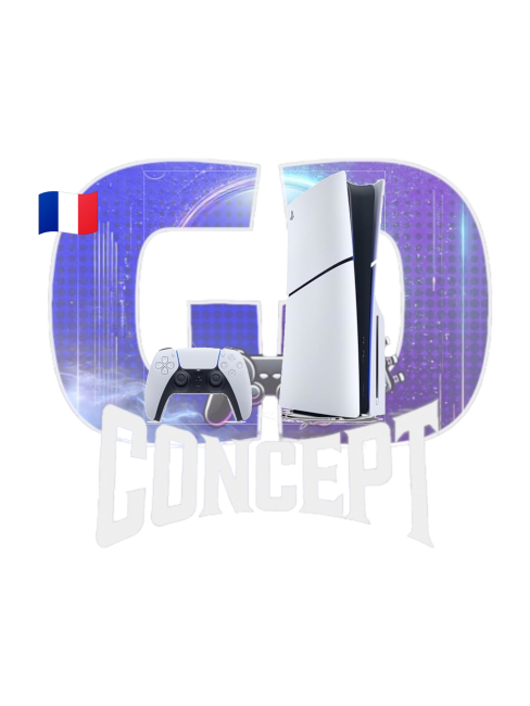 PS5 Slim avec lecteur front Photo de la PS5 Slim avec lecteur