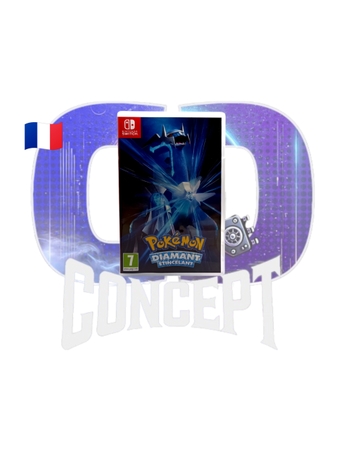Photo de face du jeu Pokémon Diamant Étincelant sur Switch