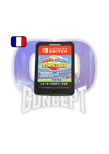 Photo de la cartouche du jeu Mario & Sonic Tokyo 2020 Switch