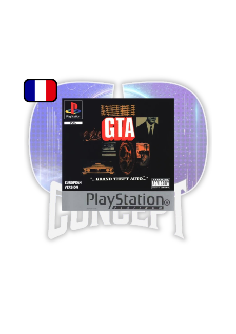 GTA Platinum PS1 Cover GTA Platinum PS1