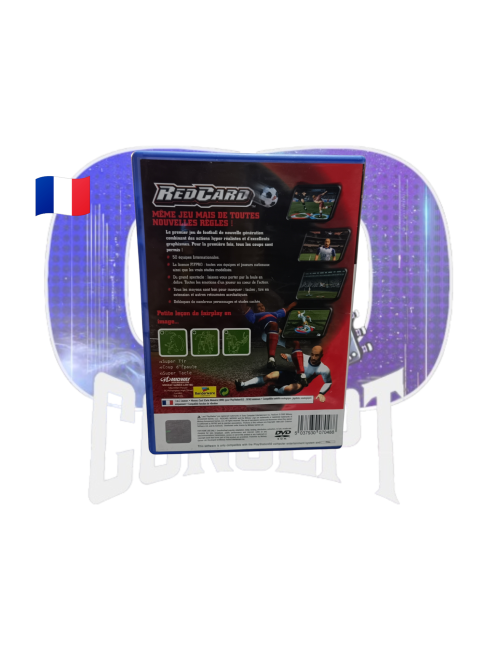 Red Card PS2 back Photo de l'arrière du jeu Red Card sur PS2