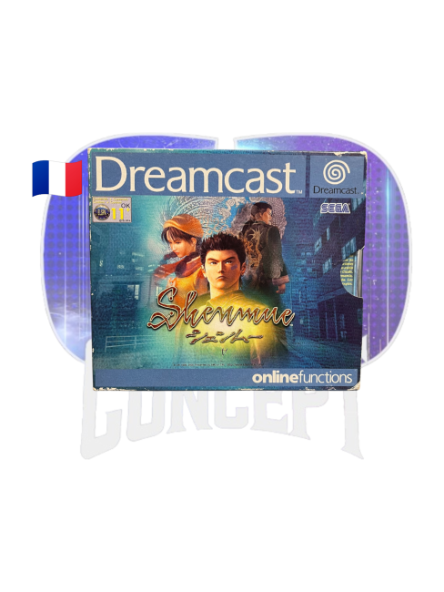Photo de l'avant du fourreau du jeu Shenmue sur Dreamcast